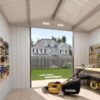 8 x 6 FT Brown Galvanized Steel Outdoor Storage Shed with Double Doors